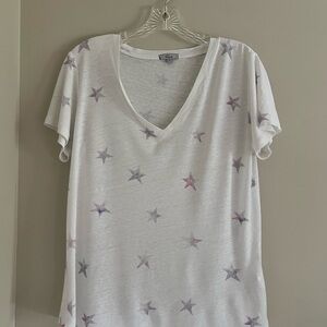 Rails Cara V-Neck Dusk Tie Dye Print Short Sleeve Tee Size: S MSRP: $98